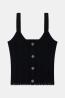 W6YR25Z0972 CARMEN TOP SWTR  Nero 