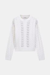 W6YR21Z0965 LS CN RHINESTONES CASSANDRA  Bianco