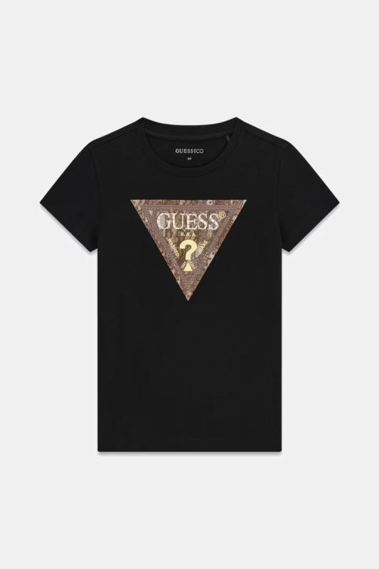 W6YI31K4350 SNAKE TRIANGLE TEE Nero 