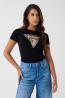 W6YI31K4350 SNAKE TRIANGLE TEE Nero 