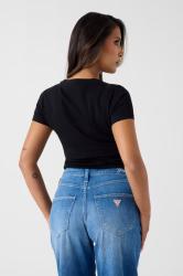 W6YI31K4350 SNAKE TRIANGLE TEE Nero 