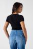 W6YI31K4350 SNAKE TRIANGLE TEE Nero 