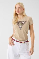 W6YI31K4350 SNAKE TRIANGLE TEE Beige