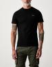 M6YI48K4234 CN SS TEXTURED JERSEY TEE Nero