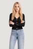W6YR11Z0950 LS VN ELLIE CARDI SWTR Nero