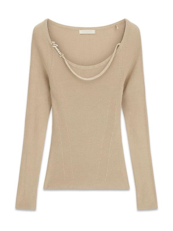 W6YR22Z0966 LS MEGAN SWTR  Beige