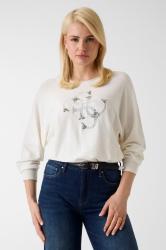 W6YR27Z0975 BAT SLEEVE GEMMA LOGO SWTR Bianco