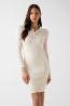 W6YK31Z0954 LS POLO MELISSA SWTR DRESS Bianco