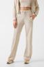 V6YB02K4783 4G ALLOVER JACQUARD WIDE LEG P Beige