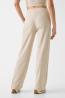 V6YB02K4783 4G ALLOVER JACQUARD WIDE LEG P Beige
