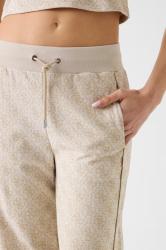 V6YB02K4783 4G ALLOVER JACQUARD WIDE LEG P Beige