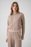 V6YQ28K5183 4G ALLOVER JACQUARD FULL ZIP beige chiaro