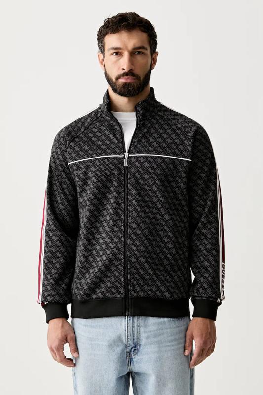 Z6YQ16K4620 PARIMO HIGH NECK FULL ZIP SWEA  Nero