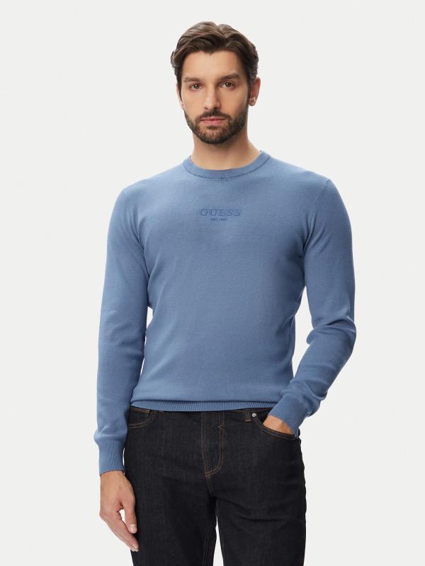 M6YR12Z0917 MASON CN PRINTED LOGO SWTR Azzurro