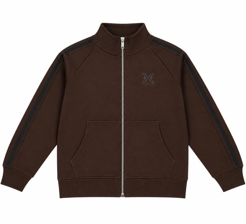 SWEATSHIRT ZIP FIRENNA(*) COFFEE