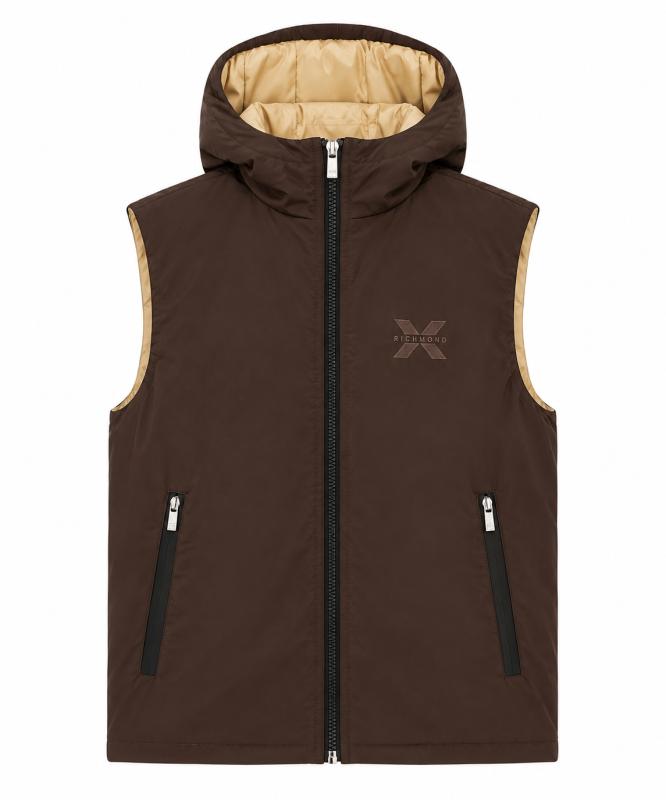 GILET JACKET KASIB(REVERSIBLE) COFFEE