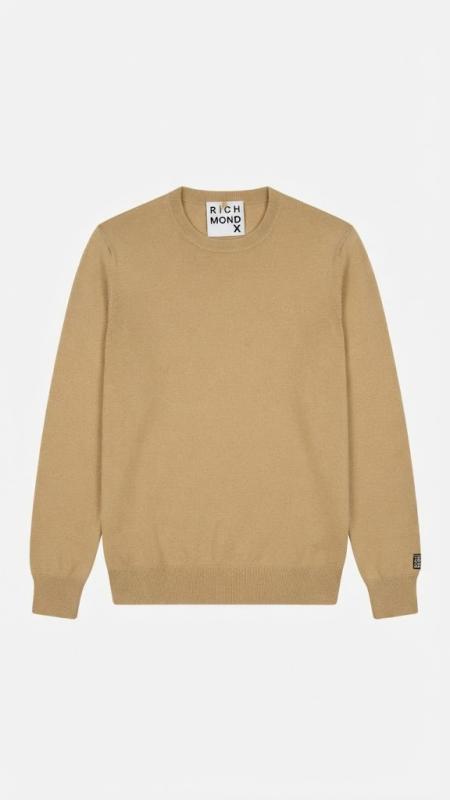 SWEATER MEKLIGI(CREW NECK) BEIGE TWILL