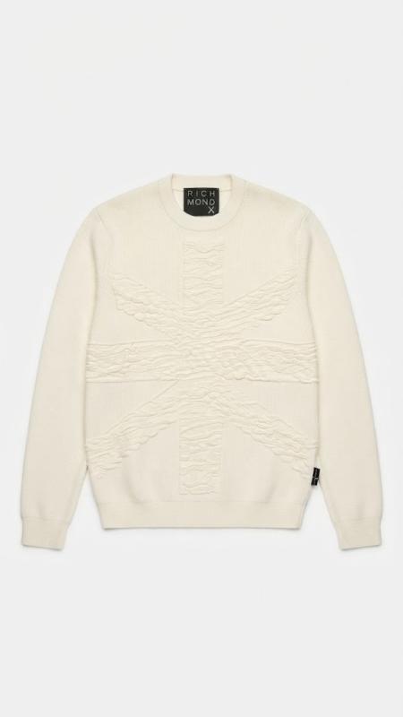 SWEATER DIETER WHITE EGRET