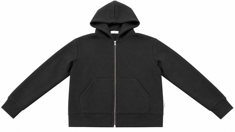 OE1F2W6F26 FELPA CAPP FULL ZIP Nero