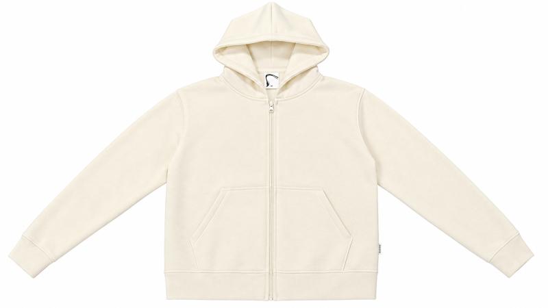 OE1F2W6F26 FELPA CAPP FULL ZIP Bianco