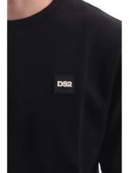 F62A315 FELPA GIROCOLLO  Nero