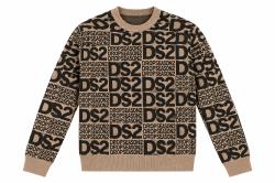 F62A439 MAGLIA GIROCLLO Marrone