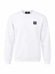 F62A315 FELPA GIROCOLLO  Bianco