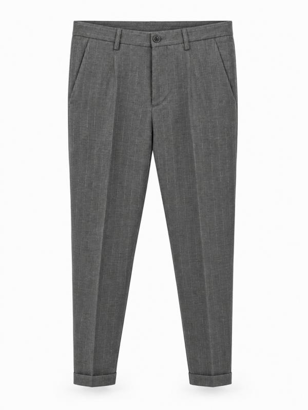 TAPERED FIT 1 PINCE TASCHE DOPP. FI Grigio
