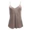 TOP BRETELLA SCOLLO V Grigio Tortora