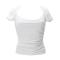 FARAH SHIRRED TOP Bianco 