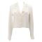 L020 CAMICIA FLUIDO CREP Bianco Panna