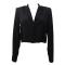 L020 CAMICIA FLUIDO CREP Nero