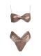Bikini fascia slip FGBW3759 Marrone Bronzo