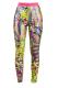 LEGGINS LYCRA PRINT ANIMALIER Multicolore
