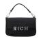 SHOULDER BAG KELTI Argento Nero
