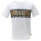 T-SHIRT C/FASCIA STAMPATA Bianco Oro