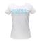 CN SS GLITTER DEGRADE LOGO TEE Bianco
