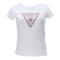 TRIANGLE RHINESTONES SS TEE Bianco