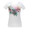 CN SS LEAF  TRIANGLE TEE Bianco