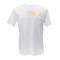 LOGO GOLD MAT T-SHIRT COTTON JERSEY  Bianco