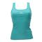 GJ TANK TOP SLIM RIB EMBRO Verde Acqua