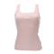 GJ TANK TOP SLIM RIB EMBRO Rosa