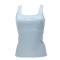 GJ TANK TOP SLIM RIB EMBRO Azzurro
