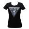 SS CN TRIANGLE FLOWER TEE Nero