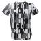 T-SHIRT ALL OVER Bianco Nero