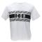 T-SHIRT C/FASCIA STAMPATA Bianco