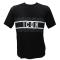 T-SHIRT C/FASCIA STAMPATA Nero