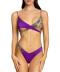 TOP INCROCIO E SLIP Viola