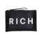 Pochette Richmond traforata Nero