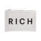 Pochette Richmond traforata Bianco